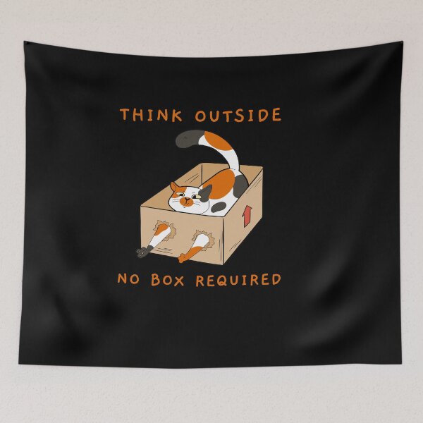 Item preview, Think Outside No Box Required designed and sold by Destine99.