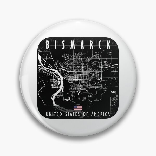 Item preview, Bismarck Map USA designed and sold by hatimelhag.