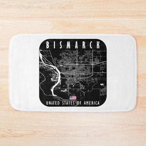 Item preview, Bismarck Map USA designed and sold by hatimelhag.