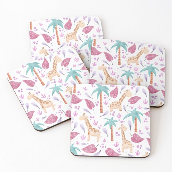 Item preview, Jungle Giraffes | Pink designed and sold by RebeccaFlaherty.