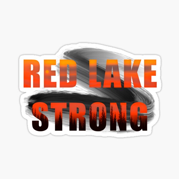 Red Lake Strong Sticker