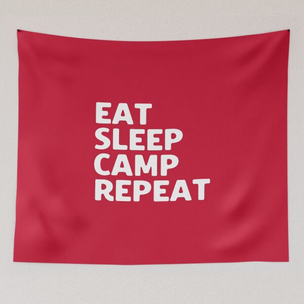 Item preview, Eat Sleep Camp Repeat #2 designed and sold by SalahBlt.
