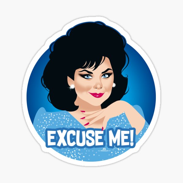 Excuse me! Sticker