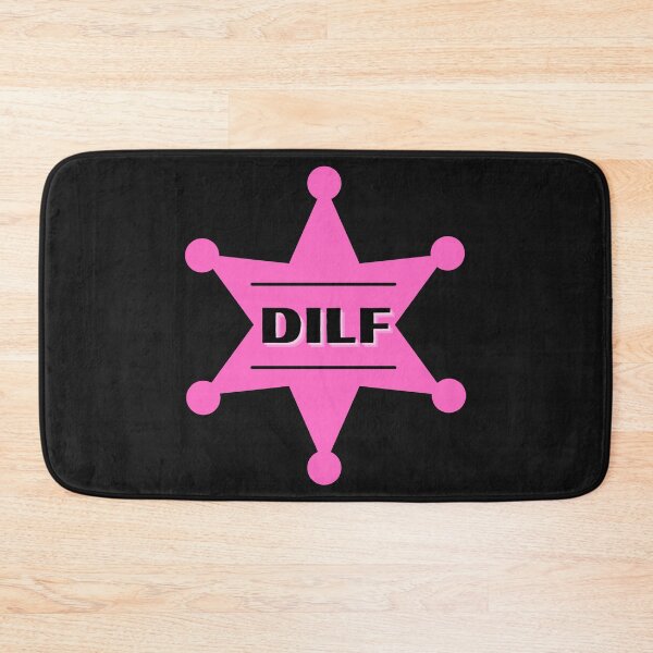 Item preview, DILF Pink badge - Hot Dad Badge designed and sold by CaitU.
