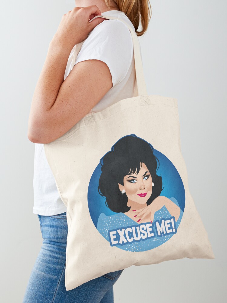 Thumbnail 1 of 5, Tote Bag, Excuse me! designed and sold by AleMogolloArt.