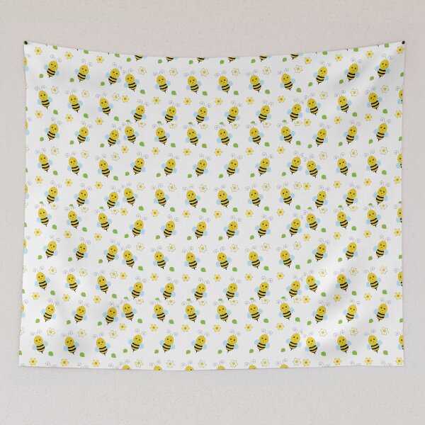Item preview, cute bees designed and sold by Patternsonly.