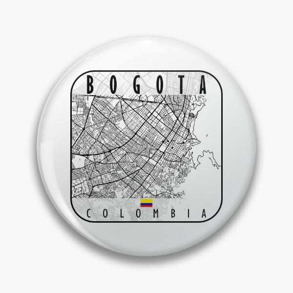 Item preview, Bogota Map Colombia designed and sold by hatimelhag.
