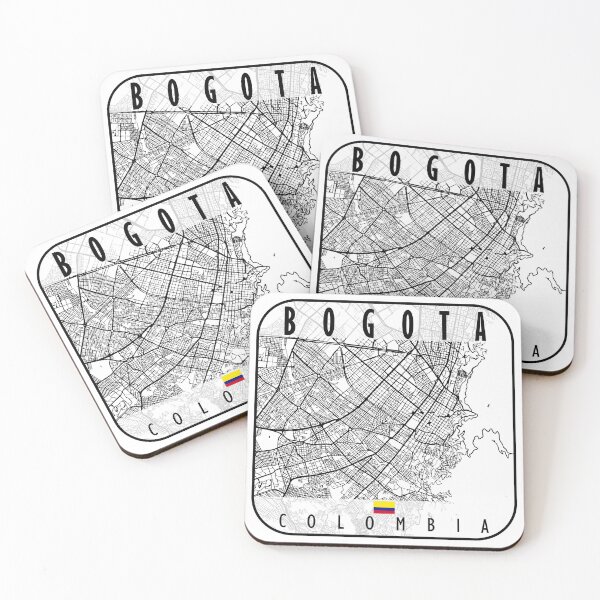 Item preview, Bogota Map Colombia designed and sold by hatimelhag.