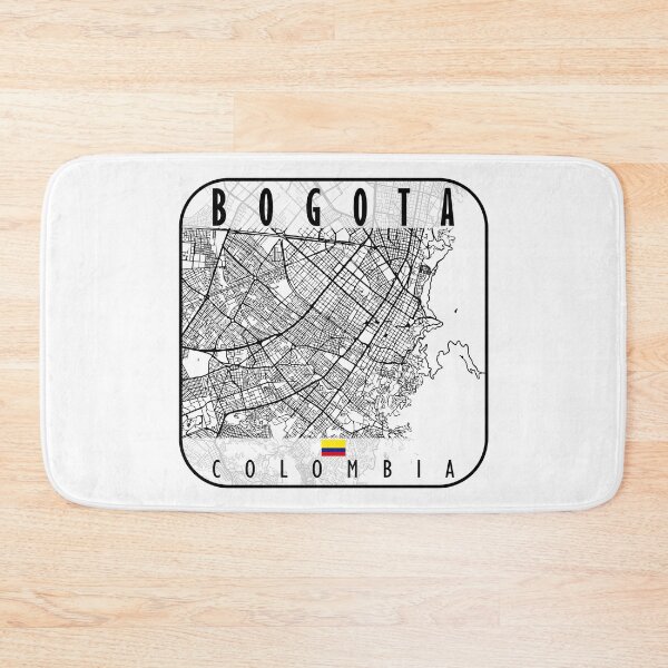 Item preview, Bogota Map Colombia designed and sold by hatimelhag.