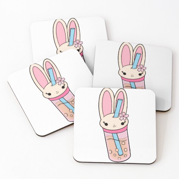 Item preview, Kawaii Bunny Boba Tea designed and sold by bunnyteawhimsy.
