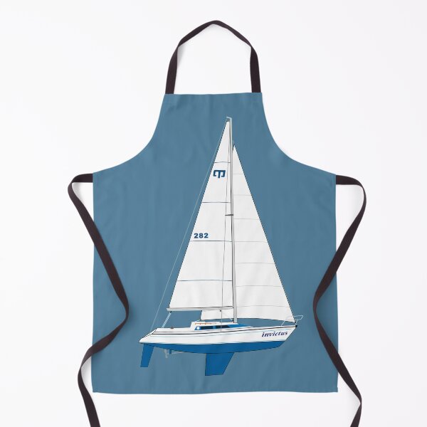 Item preview, Dehler Optima 101 Yacht 'Invictus' designed and sold by RedBubbleBath.