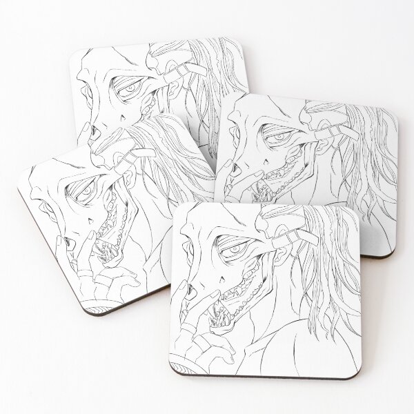 Item preview, Wolf skull lineart designed and sold by ViciousDrawing.