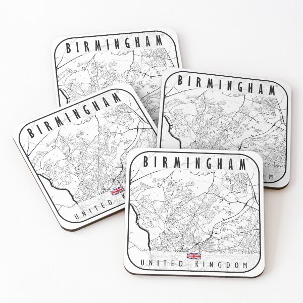 Item preview, Birmingham Map United Kingdom designed and sold by hatimelhag.