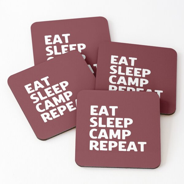 Item preview, Eat Sleep Camp Repeat #3 designed and sold by SalahBlt.