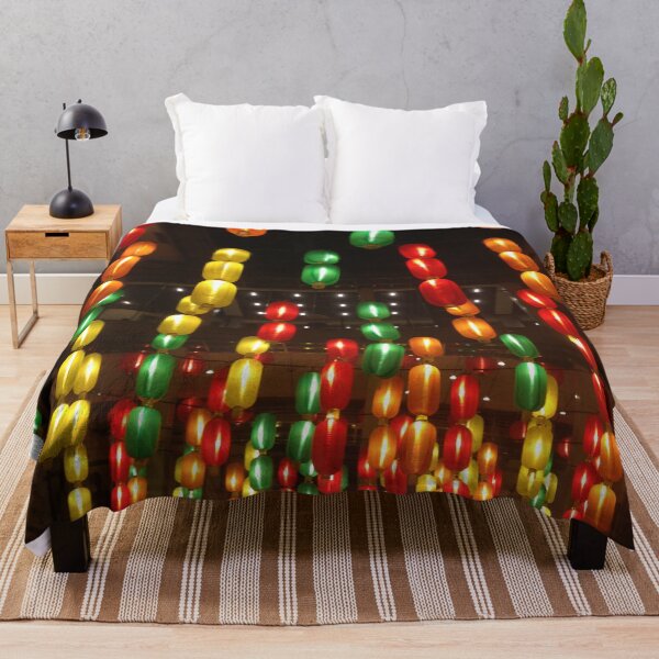 Item preview, linternas rojas, verdes, amarillas y naranjas por la noche designed and sold by elisthetic.