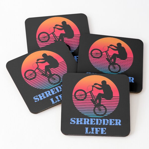 Item preview, Shredder Life : BMX rider retro sunset designed and sold by geoji.