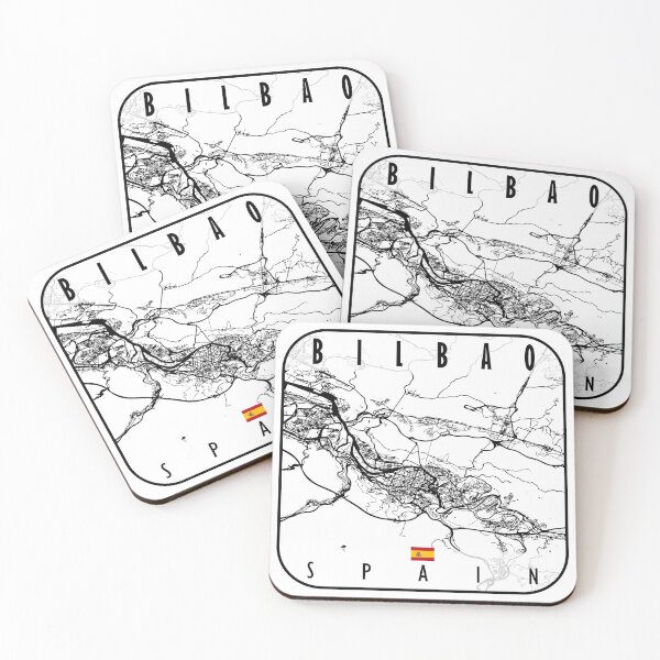 Item preview, Bilbao Map Spain designed and sold by hatimelhag.