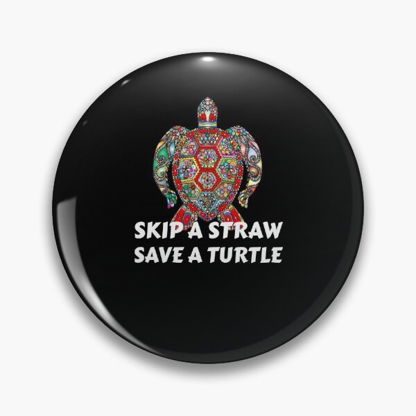 Item preview, Skip A Straw Save A Turtle - Funny Animals Gift designed and sold by medbdj.