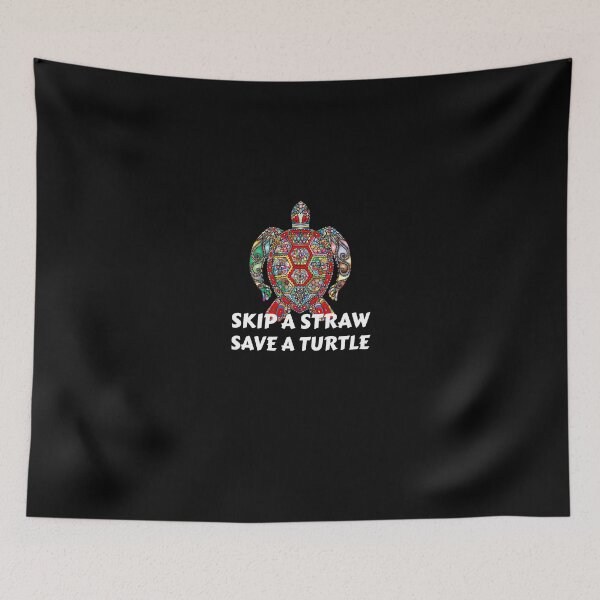 Item preview, Skip A Straw Save A Turtle - Funny Animals Gift designed and sold by medbdj.