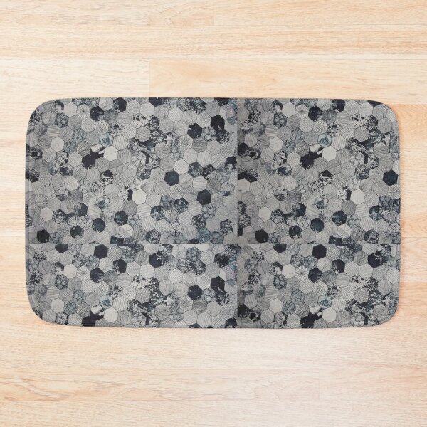 Item preview, Texture Design Polkadots Black and White Hexagon designed and sold by cypher33.