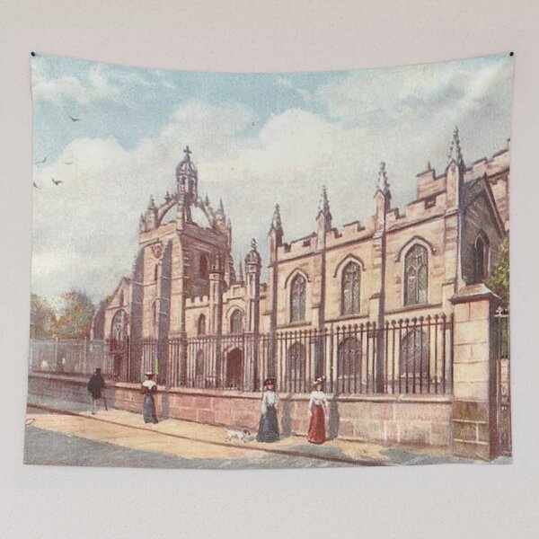 Item preview, Vintage Illustration of Kings College, Aberdeen designed and sold by yourscotland.