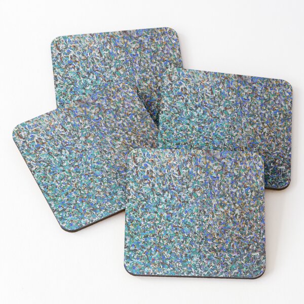 Item preview, Abstract Action Spatter Painting Jackson Pollard style in Blue designed and sold by Neilchurcherart.