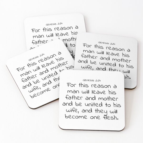 Item preview, Bible verse: Genesis 2:24 designed and sold by john-3-16.