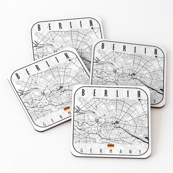 Item preview, Berlin Map Germany designed and sold by hatimelhag.