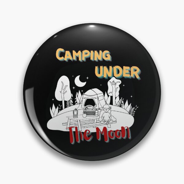 Item preview, camping under the moon designed and sold by TheOrbDesigns.