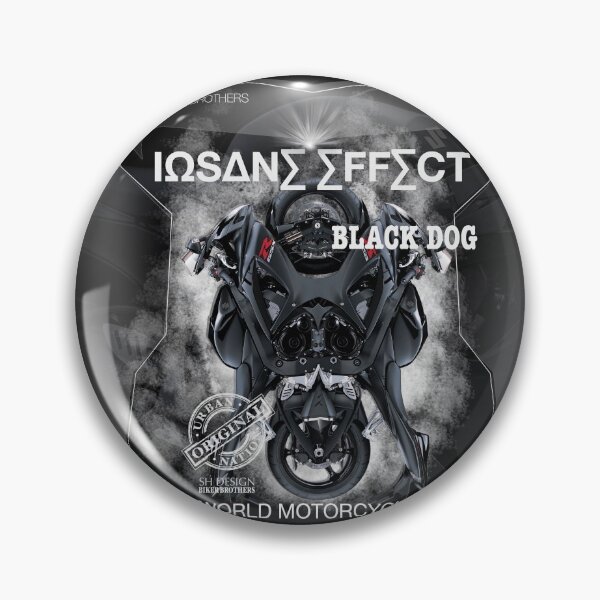 Item preview, INSANE EFFECT - Black Dog - World Motorcycles designed and sold by SHdesigner.