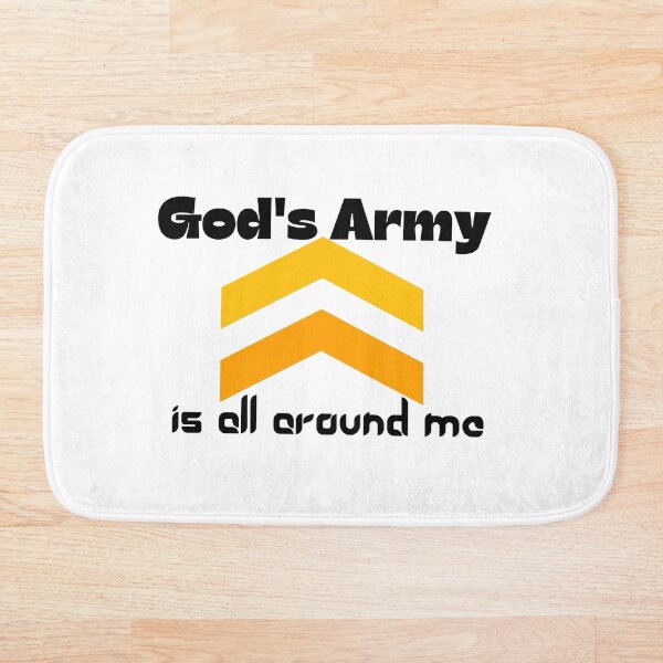 Artikelvorschau, Gottes Armee ist überall um mich herum entworfen und verkauft von mench64.