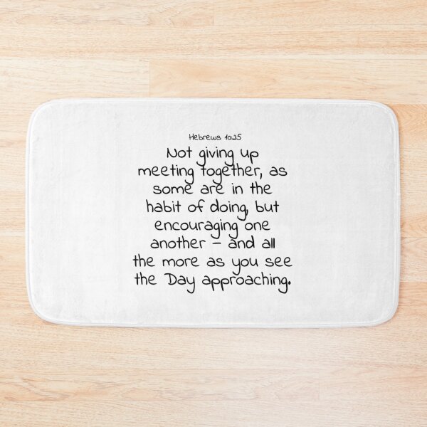 Item preview, Bible verse: Hebrews 10:25 designed and sold by john-3-16.