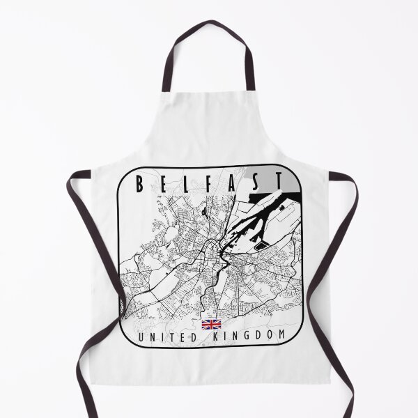 Item preview, Belfast Map United Kingdom designed and sold by hatimelhag.