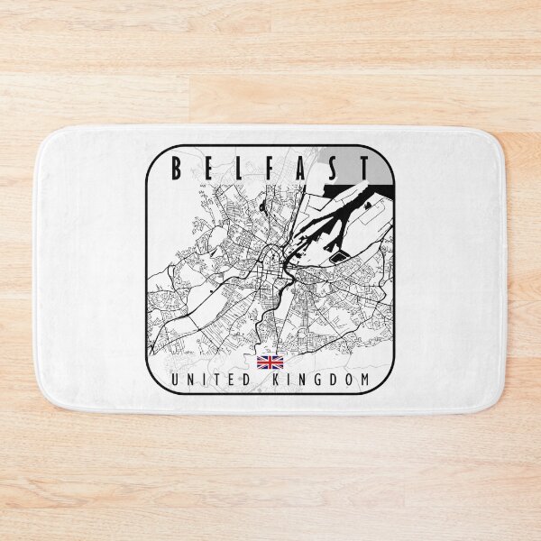 Item preview, Belfast Map United Kingdom designed and sold by hatimelhag.