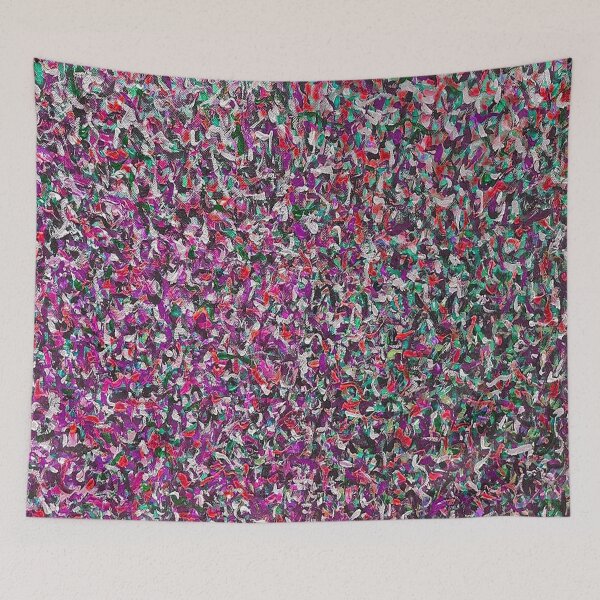 Item preview, Action Spatter Painting Jackson Pollard style in Pink designed and sold by Neilchurcherart.