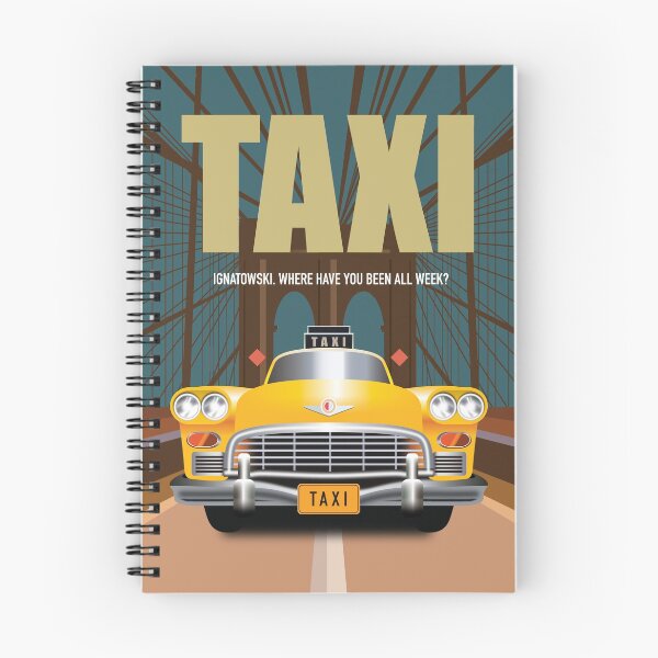 Artikelvorschau, Poster zur Taxi-TV-Show entworfen und verkauft von MoviePosterBoy.