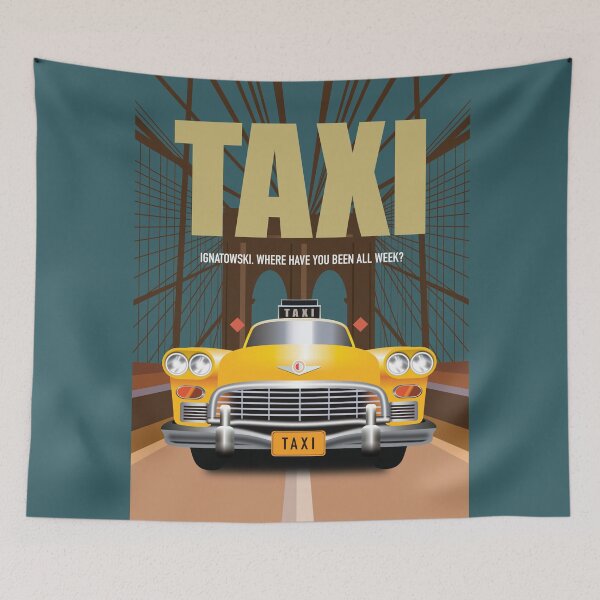 Item preview,  Taxi TV Show poster designed and sold by MoviePosterBoy.