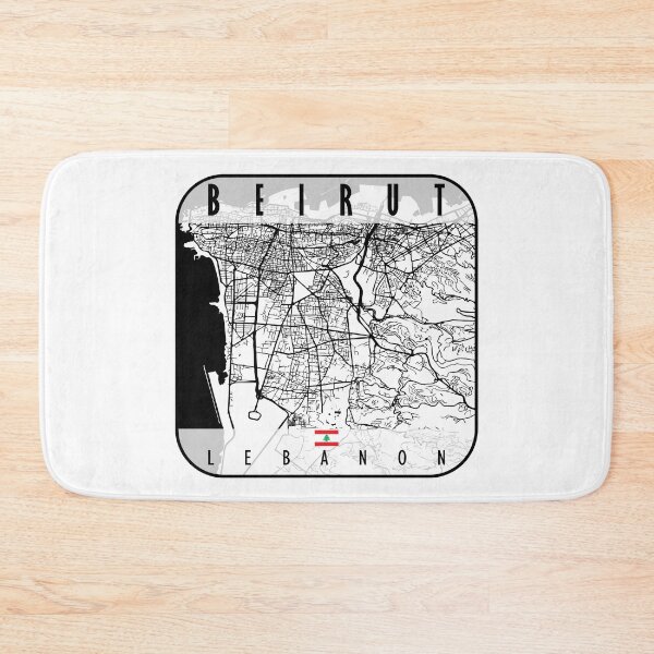 Item preview, Beirut Map Lebanon designed and sold by hatimelhag.