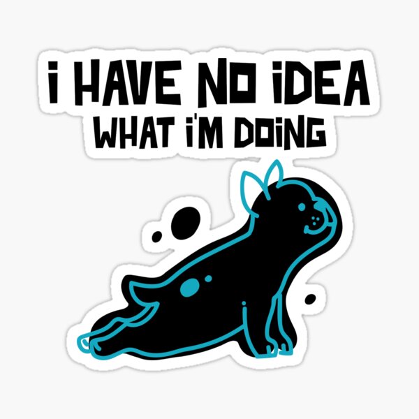 Warning I Have No Idea What I Am Doing Funny Patch Stickers - Temu