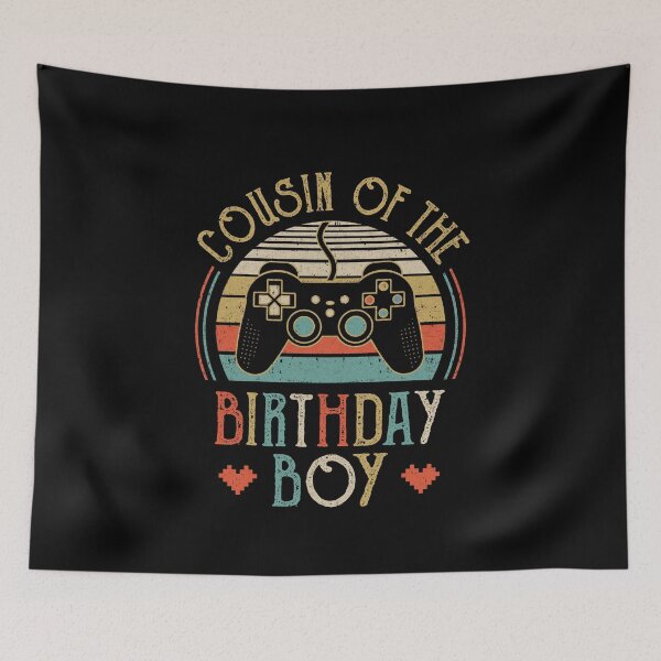 Item preview, Cousin Of The Birthday Boy Vintage Matching Gamer Birthday designed and sold by cadieuxart.