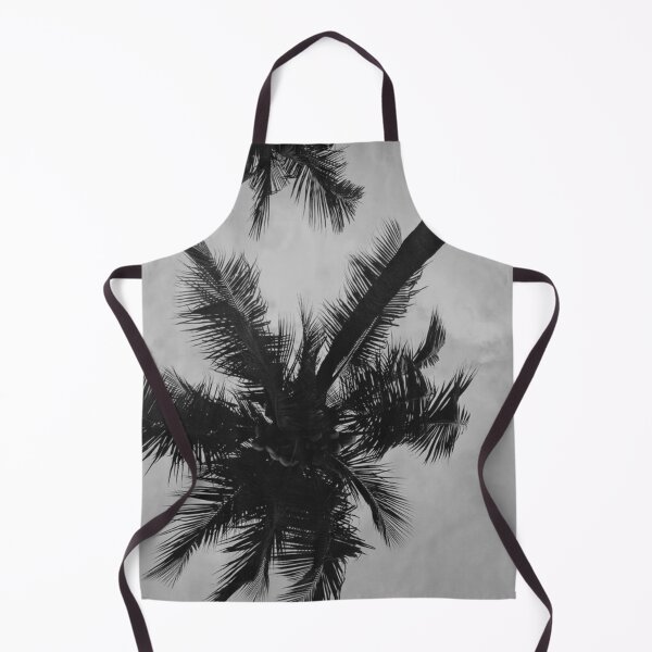 Item preview, black and white sky and palm trees designed and sold by elisthetic.