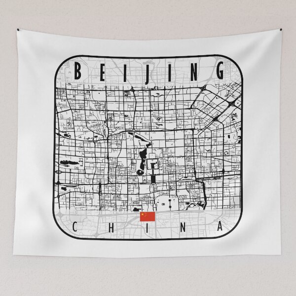 Item preview, Beijing Map China designed and sold by hatimelhag.