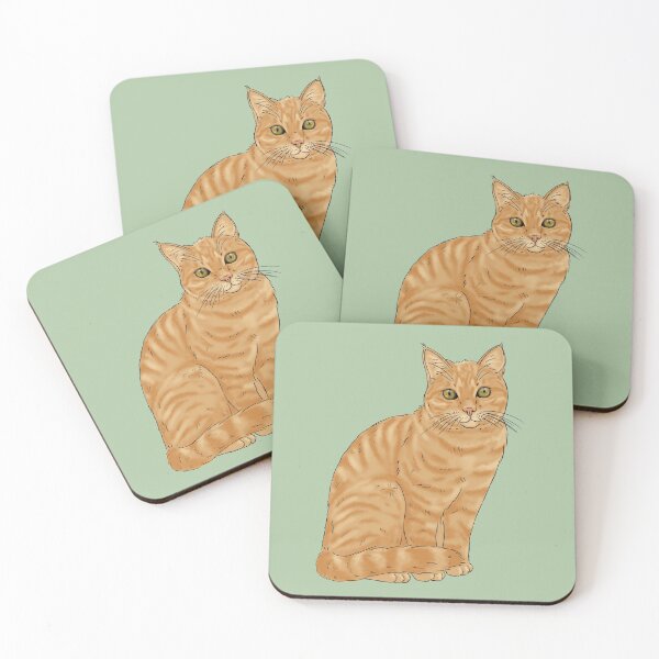 Item preview, Orange tabby cat designed and sold by Milanicole.