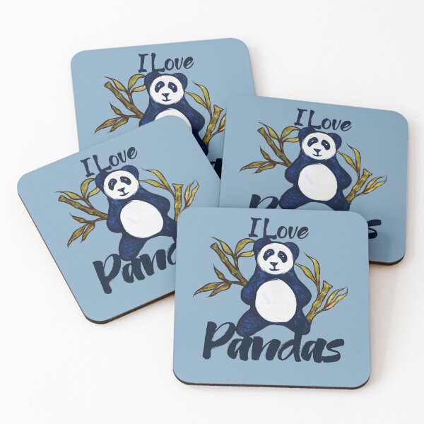 Item preview, I love pandas designed and sold by FrictionMaxxing.