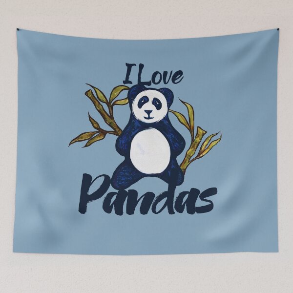 Item preview, I love pandas designed and sold by FrictionMaxxing.