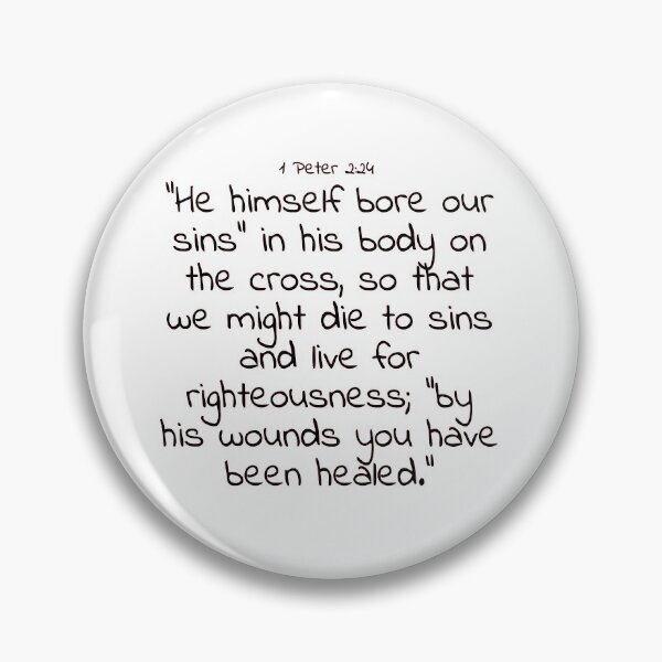 Item preview, Bible verse: 1 Peter 2:24 designed and sold by john-3-16.