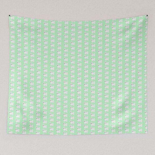 Item preview, Lilly the Maltese Apple Green background designed and sold by TashApterDowd.