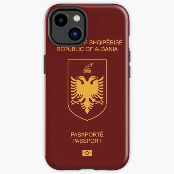 Albania passport iPhone Tough Case