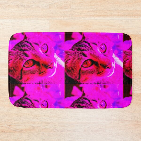 Item preview, the pink autistic cat  designed and sold by madelynhatter.