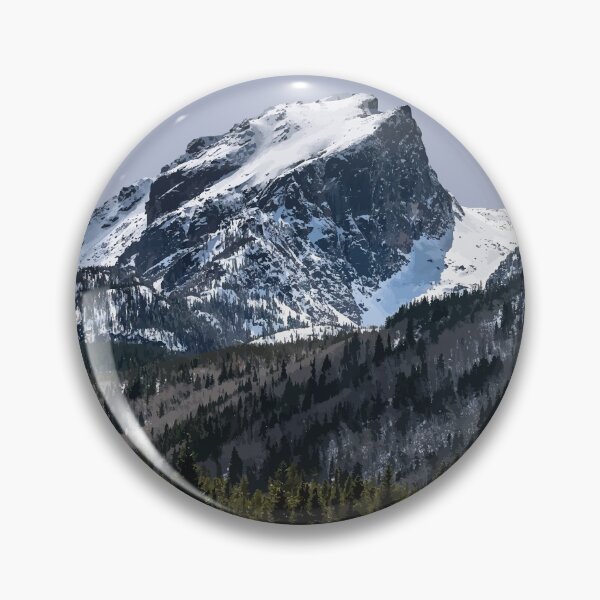 Item preview, Hallett Peak, Colorado Travel Illustration designed and sold by Alo.
